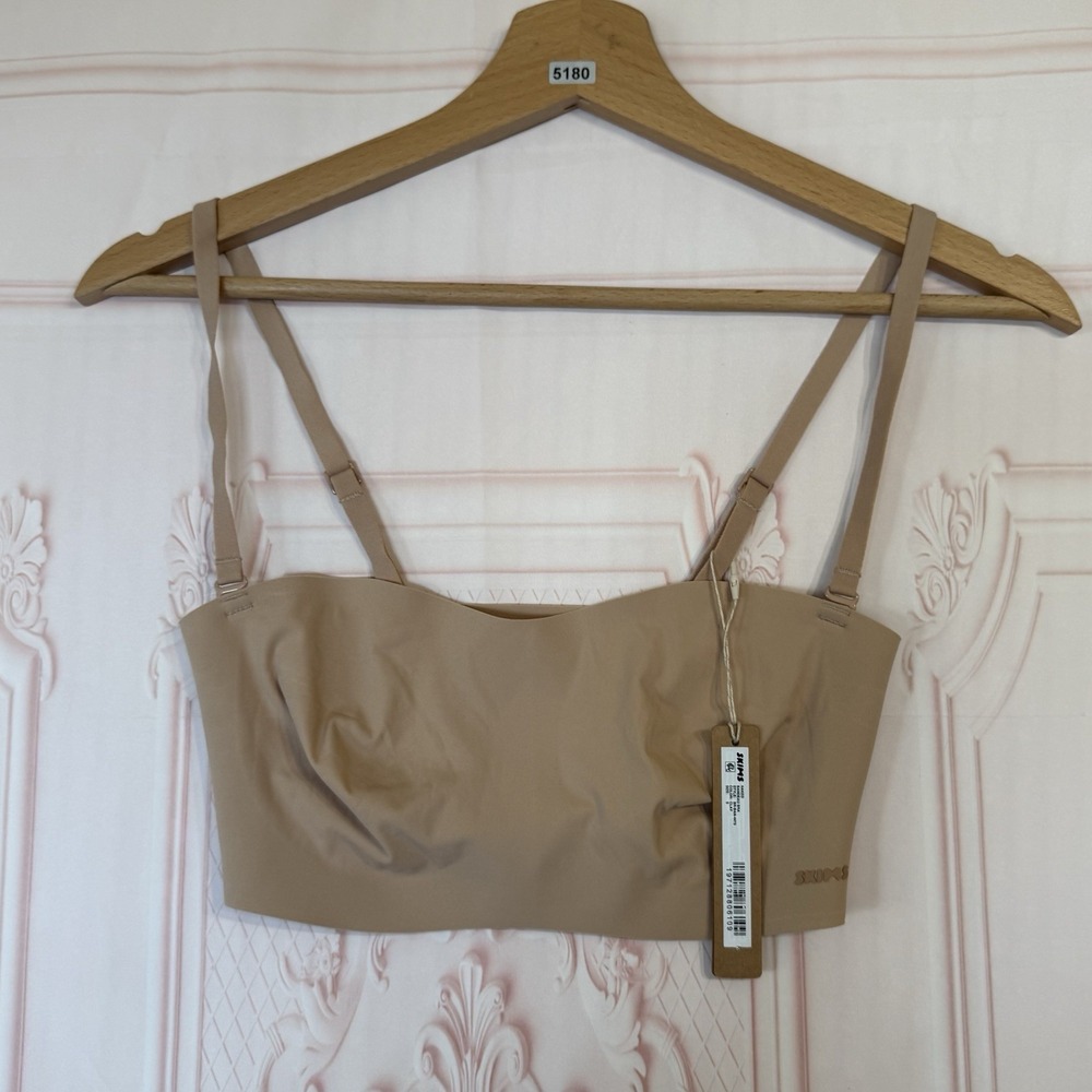 Skims Naked Bandeau Bra In Clay Size Small NWT
